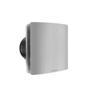 4in TIMER FAN WITH REMOVABLE POLISHED CHROME FRONT COVER