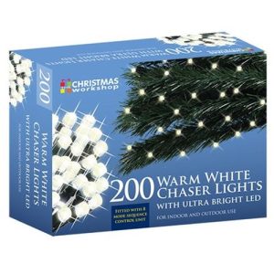 200 LED CHASER LIGHTS IN/OUT WARMWHITE