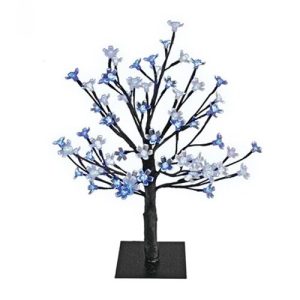45CM 48 LED BLOSSOM TREE - BLUE & WHITE