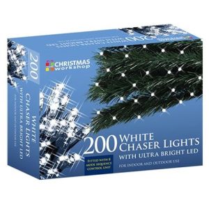 200 LED CHASER LIGHTS IN/OUT WHITE