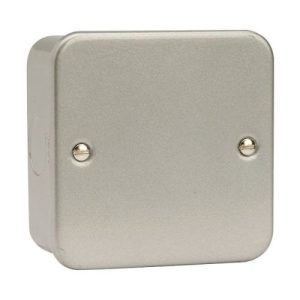 CLICK ESSENTIALS METAL CLAD 1-GANG BLANK PLATE