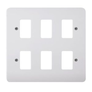 CLICK GRIDPRO MODE FRONTPLATES GRIDPRO 6-GANG MODE PLATE