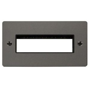 CLICK MINIGRID 6-GANG PLATES 2G PLATE 6 IN LINE SW APERTURE