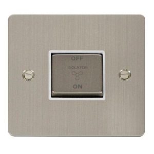 CLICK DEFINE STAINLESS STEEL FLAT PLATE INGOT 10A 1-GANG 3 POLE SW