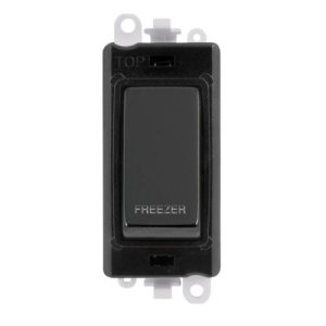CLICK GRIDPRO BLACK NICKEL 20A DP SWITCH MODULE FREEZER (BLACK INS)