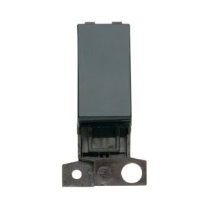 CLICK MINIGRID MOULDED MODULES BLACK 2 WAY 10A SWITCH MODULE