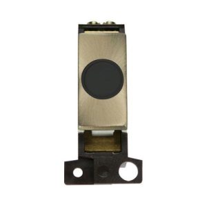 CLICK MINIGRID MATT BLACK 20A FLEX OUTLET MODULE BLACK INSERTS