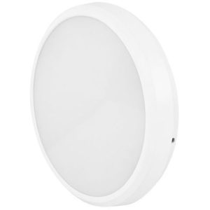OVIA 10W STANDARD CCT WHITE/OPAL IP65 ROUND BULKHEAD