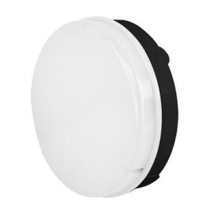 OVIA EVO 16W LED BULKHEAD WITH KNOCKOUTS - BLACK - SENSOR