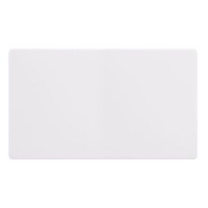 CLICK DEFINITY COMPLETE 2 GANG BLANK PLATE - POLAR WHITE COVER PLATE