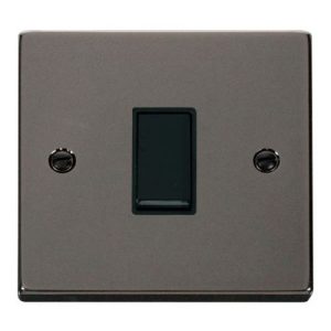 CLICK DECO VICTORIAN BLACK NICKEL VPBK/NICKEL 10A 1-GANG 2 WAY SWITCH