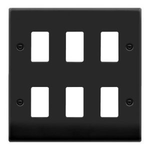 CLICK GRIDPRO MATT BLACK 6G GRID FRONT PLATE