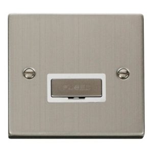 CLICK DECO VICTORIAN STAINLESS STEEL INGOT 13A SPUR WITHOUT FLEX OUTLET