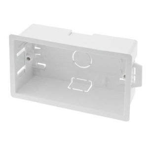 CLICK ESSENTIALS BACK BOXES 2-GANG 47MM DEEP DRY LINING BOX