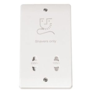 CLICK MODE SOCKET SHAVER DUAL VOLTAGE SHAVER SOCKET OUTLET