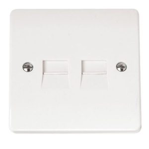 CLICK MODE TELEPHONE/DATA OUTLETS 2G TWIN TELEPHONE OUTLET S