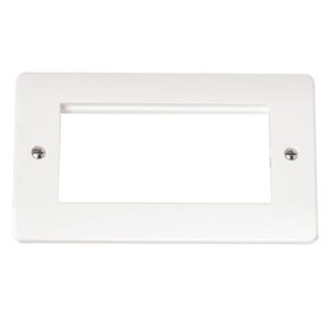 CLICK MODE UNFURNISHED PLATES NEW MEDIA TWIN PLATE QUAD APERTURE FOR MEDIA MODUL