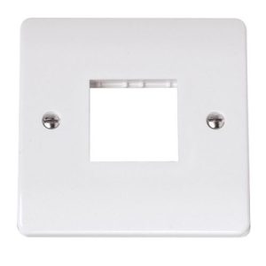 CLICK MODE UNFURNISHED PLATES MINIGRID SINGLE SWITCH PLATE2-GANG APERTURE