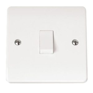 CLICK MODE SWITCH PLATES 20A 1-GANG 2 POLE 20A SWITCH WITHOUT FLEX OUTLET