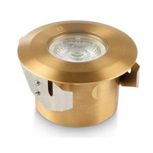 COLLINGWOOD GROUND LIGHT IN BRASS