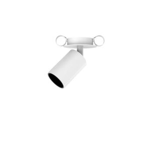COLLINGWOOD 1901 ROTATABLE SPOT, WHITE HOUSING, BLACK BAFFLE, SEMI-RECESSED,