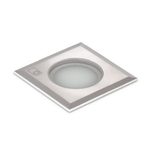 COLLINGWOOD SMALL GROUND LIGHT WITH 4 RADIAL BLUE LEDS.