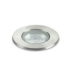 COLLINGWOOD LOW PROFILE GROUND LIGHT WITH 1W AMBER LED.
