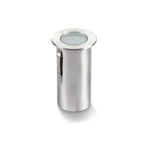 COLLINGWOOD GL019 LOW GLARE BAFFLE GROUND LIGHT, STAINLESS STEEL,
