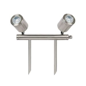 COLLINGWOOD SL240 TWIN BAR, STAINLESS STEEL, 40 DEGREE BEAM ANGLE