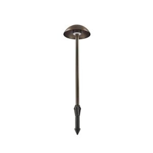 COLLINGWOOD SL250 PATH LIGHT, TREATED BRASS, VARIABLE BEAM, LOW VOLTAGE,
