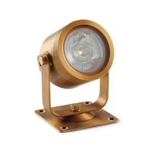 COLLINGWOOD UL030 ROTATABLE SPOT LIGHT, ANTIQUE BRASS, NARROW BEAM, 2700K