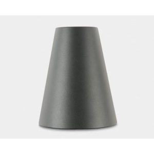 COLLINGWOOD WL014 WALL LIGHT, 3000K. GREY ALUMINIUM CONE UP-DOWN WALL LIGHT.