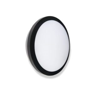 COLLINGWOOD BULKHEAD IP65 18&27W 2150 & 3200 LM. EMERGENCY, BLACK