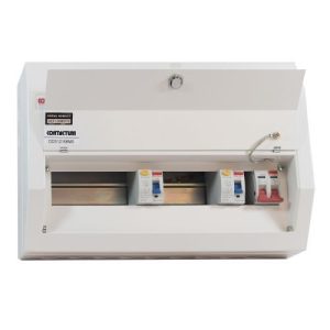 CONTACTUM AM3 10W 100A M/S + 2 X 80A TYPE.A RCD METAL BOARD (NO MCB'S)