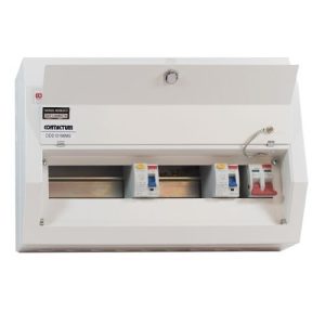 CONTACTUM AM3 12W 100A M/S + 2 X 80A RCD METAL BOARD (NO MCB'S)