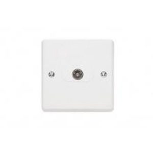CONTACTUM COAX OUTLET 1G