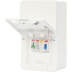 CONTACTUM GARAGE UNIT 63A RCD TYPE A + 16A MCB + 6