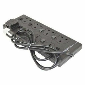 8G 5MTR SURGE IND SWITCHED EXT LEAD BLACK