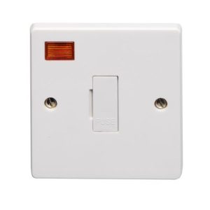 CRABTREE 13A UN-SWITCHED SPUR + NEON