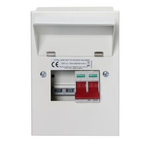CRABTREE 2W METAL BOARD 40A M/SWITCH