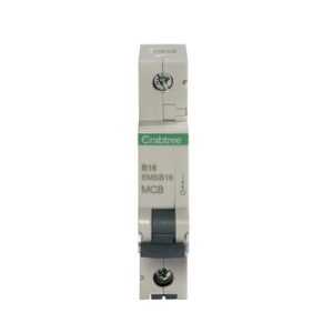 CRABTREE SINGLE POLE 16A LOADSTAR MCB