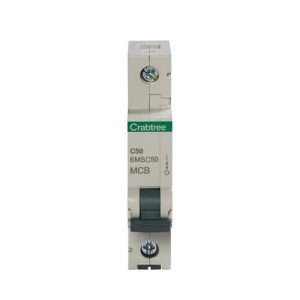 CRABTREE 50A SINGLE POLE C-TYPE MCB