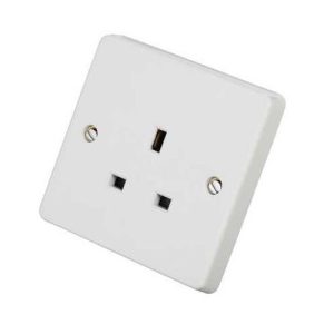 CRABTREE 1G UNSWITCHED SOCKET