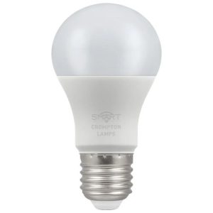 SMART LED GLS 8.5W=60W=806LM. ES DIM RGBW WARM WHITE PEARL