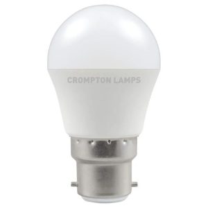CROMPTON 5W BC 2700K WARM WHITE LED DIMMABLE GOLFBALL