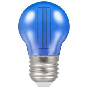 LED GOLFBALL FILAMENT ES 4.5W=25W=400LM. BLUE HARLEQUIN
