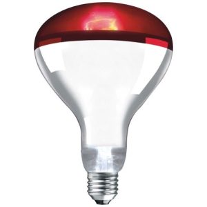 CROMPTON 250W IR HARDGLASS ES RED FRONT