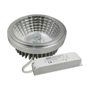 LED AR111 DIM W/DRIVER 10W=240V=500LM WW