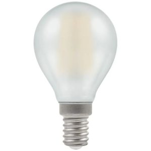 LED GOLFBALL 5W=40W=470LM SES FILAMENT DUO DIM WARM WHITE PEARL