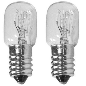 APPLIANCE LAMP 10W SES CLEAR 240V BP3743 2PK